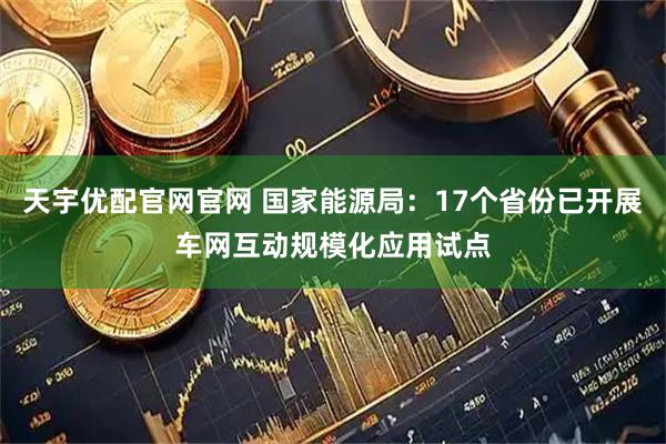 天宇优配官网官网 国家能源局：17个省份已开展车网互动规模化应用试点